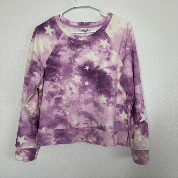 Wildfox Purple Star Tiedye Lounge Short Set Medium - Picture 3 of 8